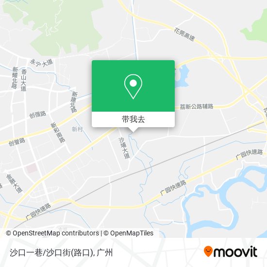 沙口一巷/沙口街(路口)地图