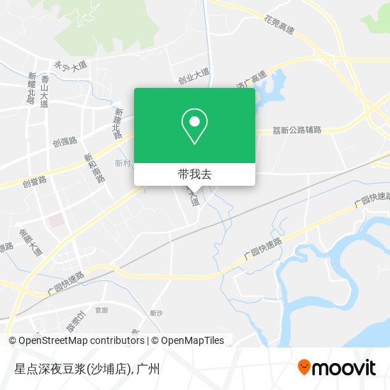 星点深夜豆浆(沙埔店)地图