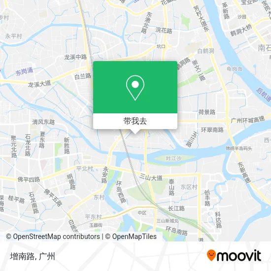 增南路地图