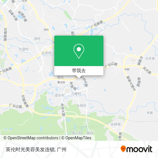 英伦时光美容美发连锁地图