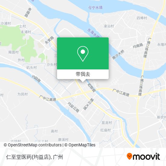 仁至堂医药(均益店)地图