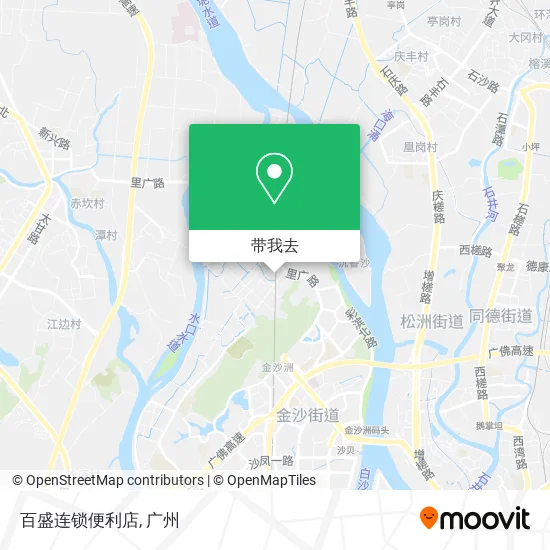 百盛连锁便利店地图