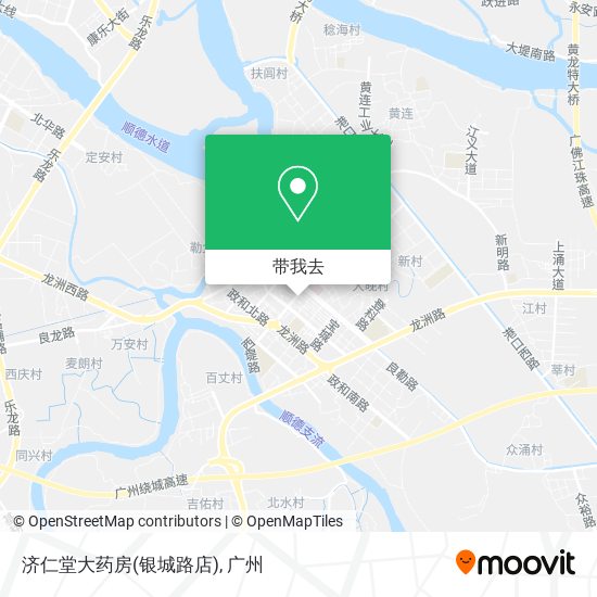 济仁堂大药房(银城路店)地图