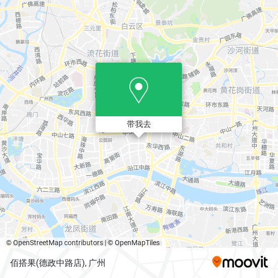 佰搭果(德政中路店)地图