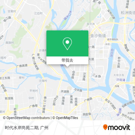时代水岸尚苑二期地图