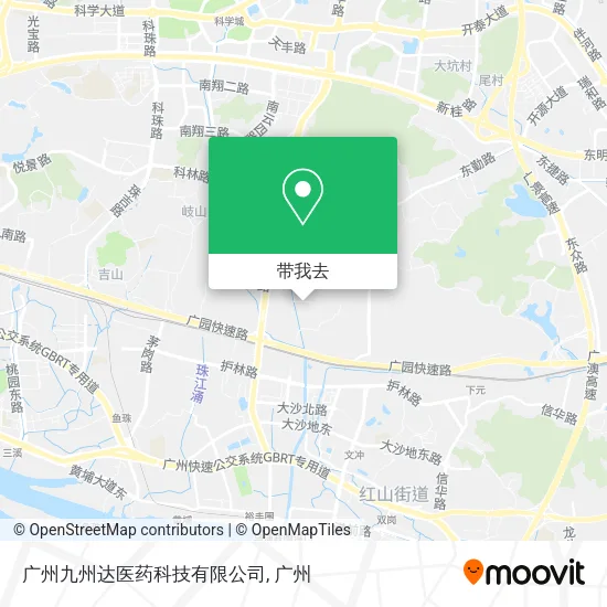 广州九州达医药科技有限公司地图