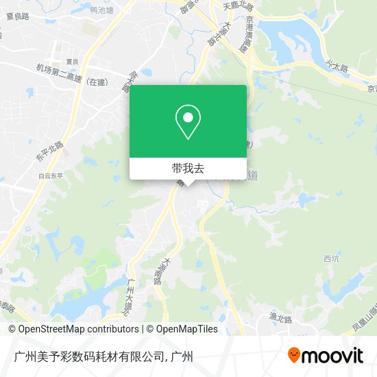 广州美予彩数码耗材有限公司地图