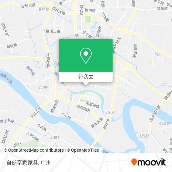 自然享家家具地图