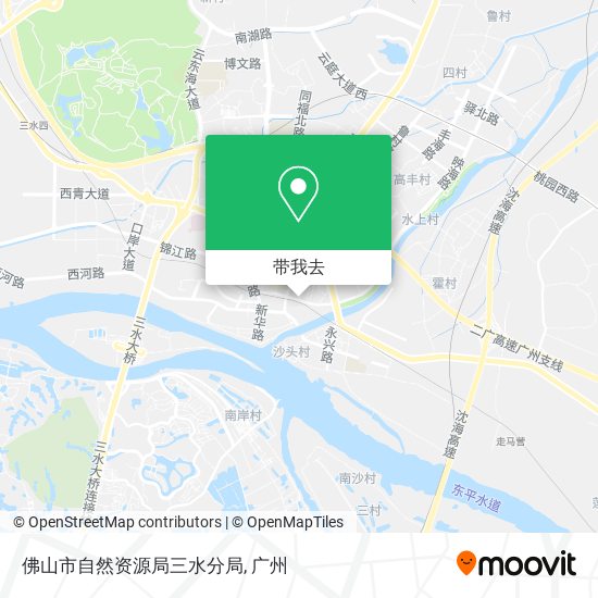 佛山市自然资源局三水分局地图