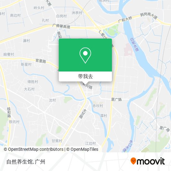 自然养生馆地图