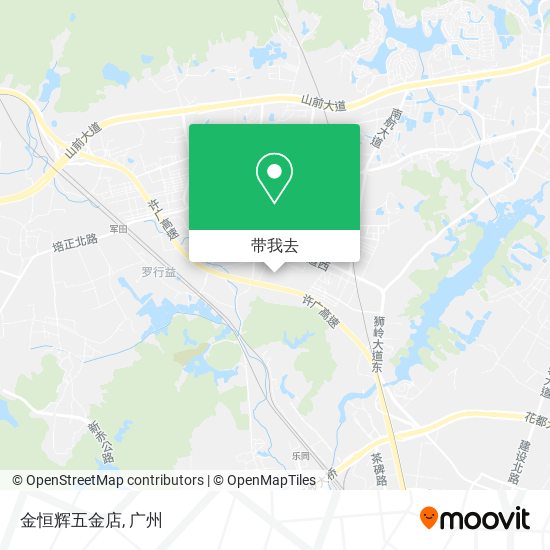 金恒辉五金店地图