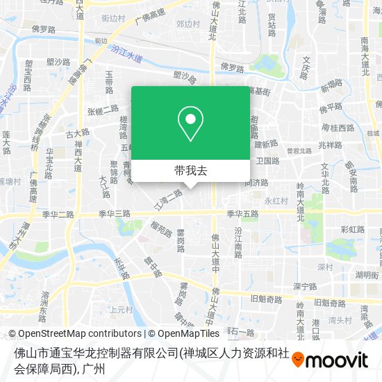 佛山市通宝华龙控制器有限公司(禅城区人力资源和社会保障局西)地图