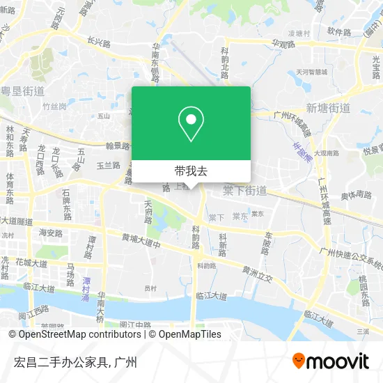 宏昌二手办公家具地图