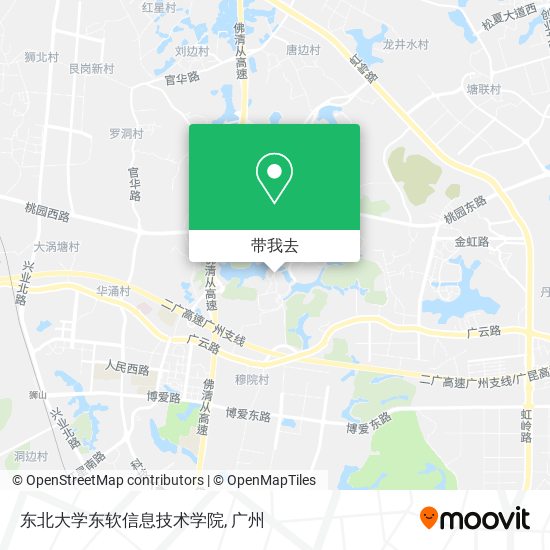 东北大学东软信息技术学院地图