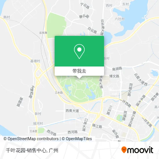 千叶花园-销售中心地图