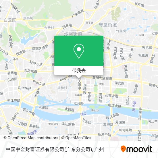 中国中金财富证券有限公司(广东分公司)地图