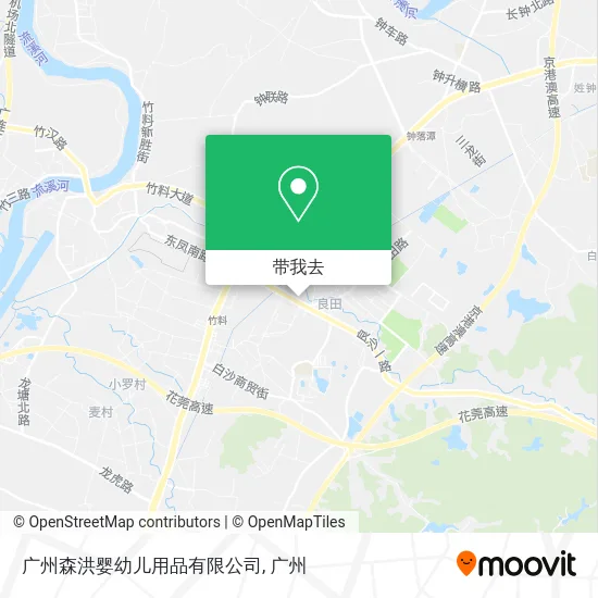 广州森洪婴幼儿用品有限公司地图