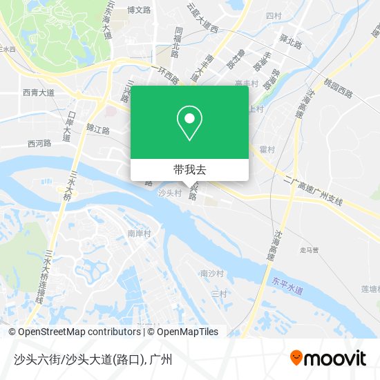 沙头六街/沙头大道(路口)地图