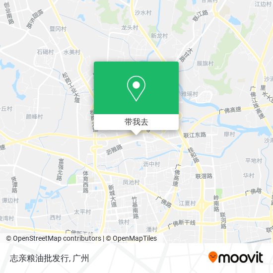 志亲粮油批发行地图