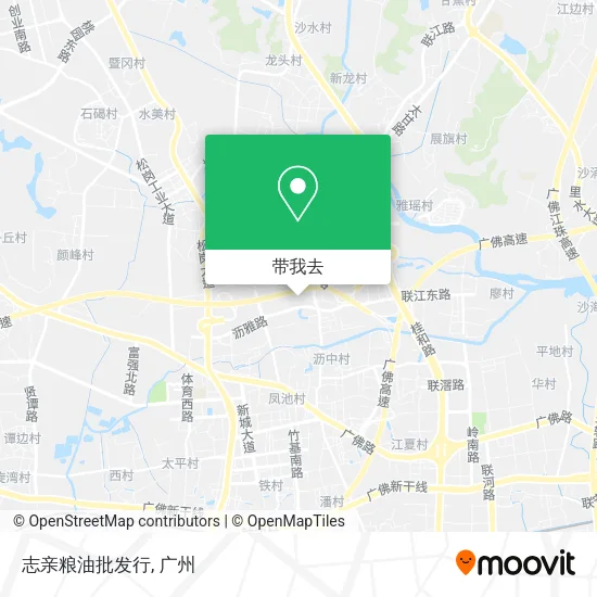 志亲粮油批发行地图