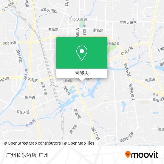 广州长乐酒店地图
