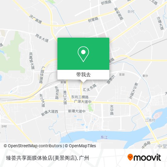 臻荟共享面膜体验店(美景阁店)地图