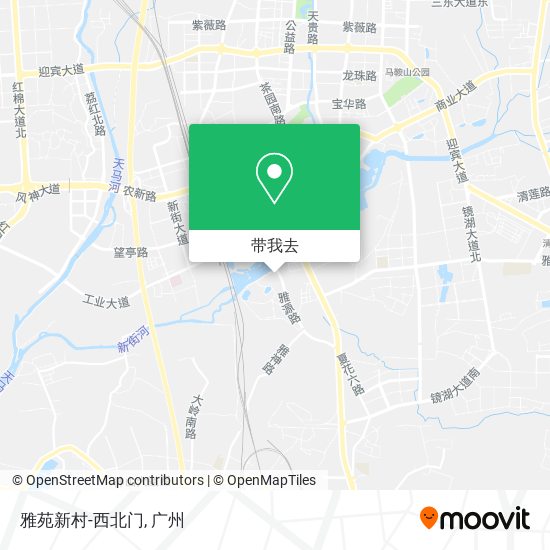 雅苑新村-西北门地图