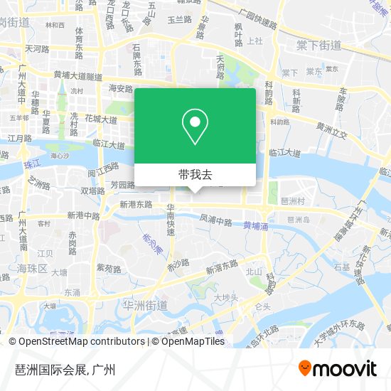 琶洲国际会展地图