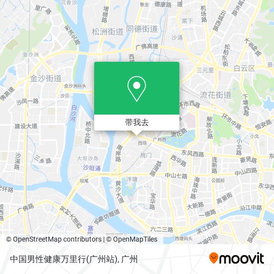 中国男性健康万里行(广州站)地图