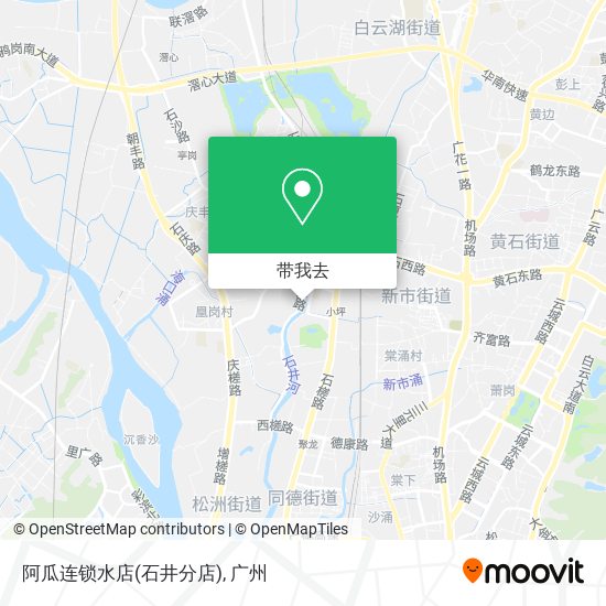 阿瓜连锁水店(石井分店)地图