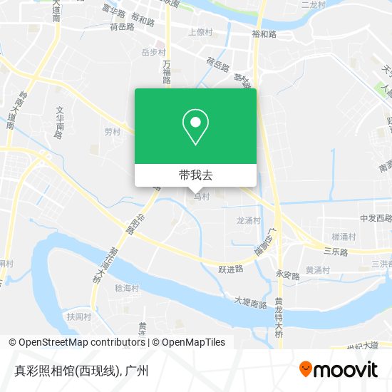 真彩照相馆(西现线)地图