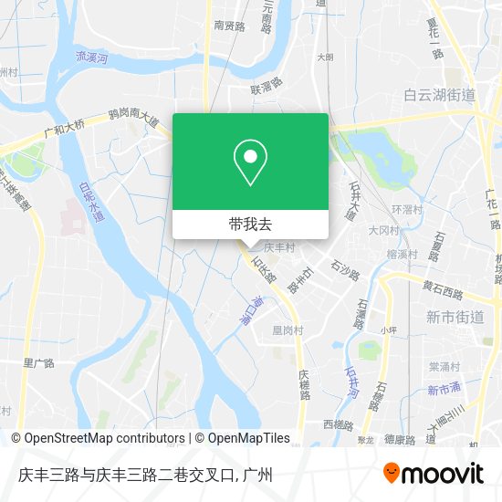 庆丰三路与庆丰三路二巷交叉口地图