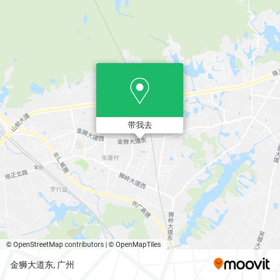 金狮大道东地图