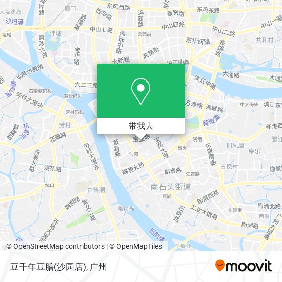 豆千年豆膳(沙园店)地图