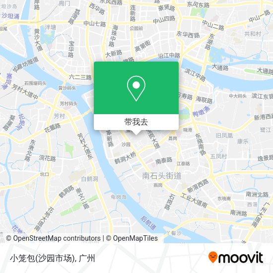 小笼包(沙园市场)地图