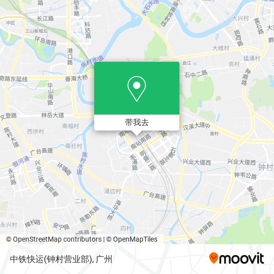 中铁快运(钟村营业部)地图