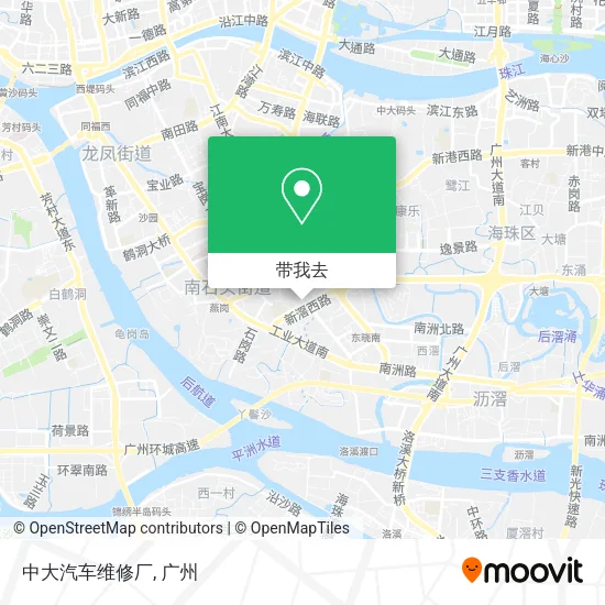 中大汽车维修厂地图