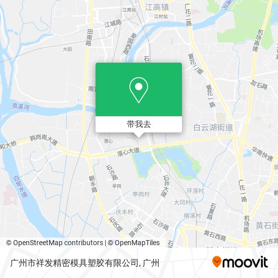 广州市祥发精密模具塑胶有限公司地图