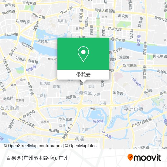 百果园(广州敦和路店)地图