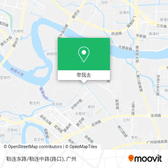 勒连东路/勒连中路(路口)地图