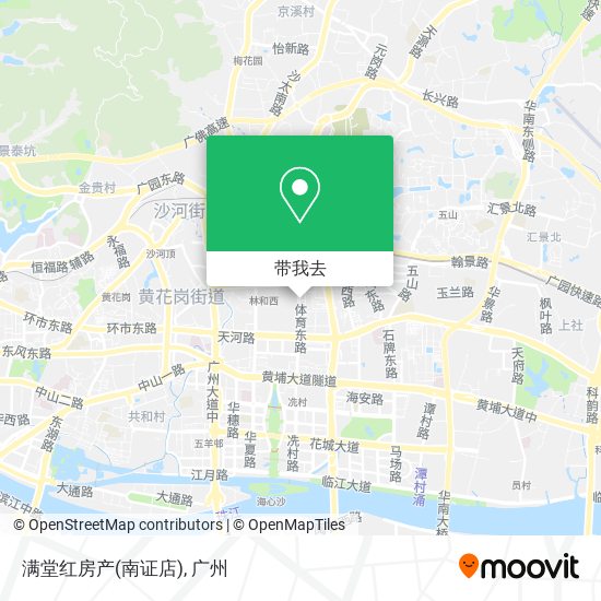 满堂红房产(南证店)地图