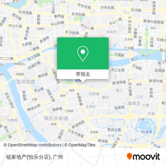 链家地产(怡乐分店)地图
