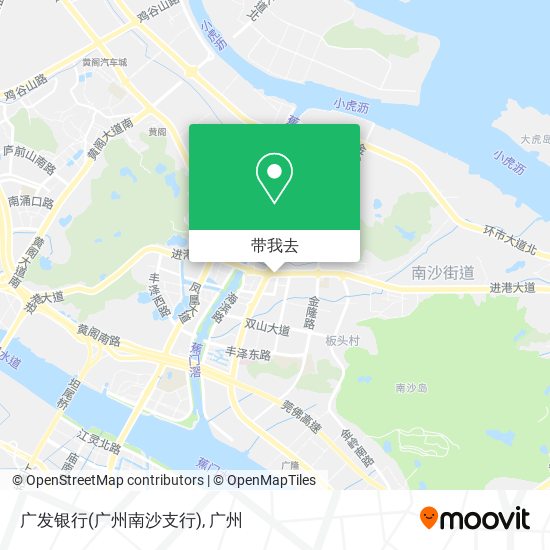 广发银行(广州南沙支行)地图