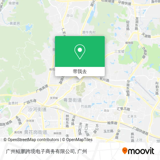 广州鲲鹏跨境电子商务有限公司地图