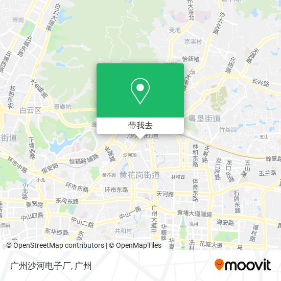 广州沙河电子厂地图