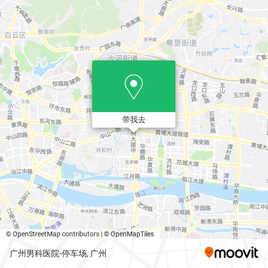 广州男科医院-停车场地图