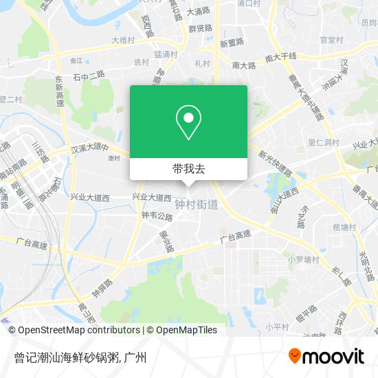 曾记潮汕海鲜砂锅粥地图