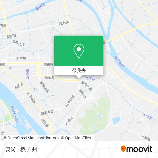 灵岗二桥地图