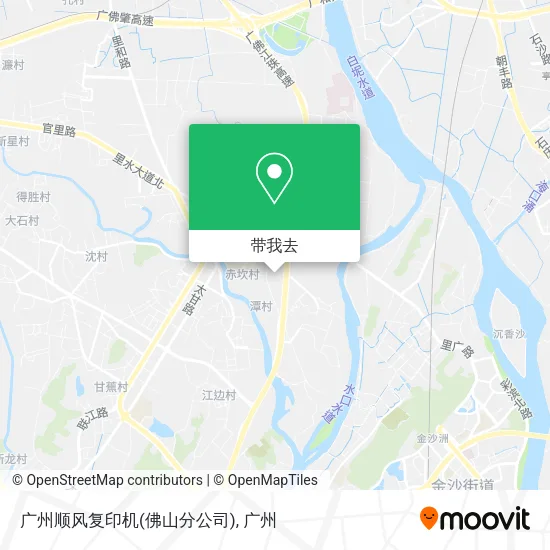 广州顺风复印机(佛山分公司)地图