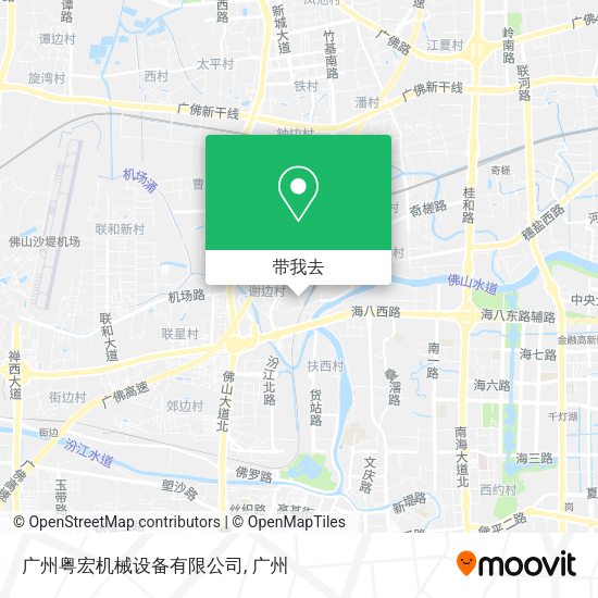 广州粤宏机械设备有限公司地图